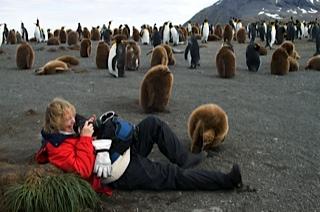Susie_with_penguins